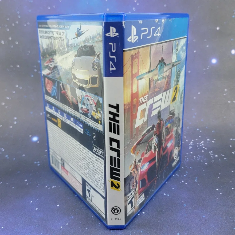 The Crew 2 PS4 PlayStation 4 Ubisoft Racing Game UBP30502118-CVR